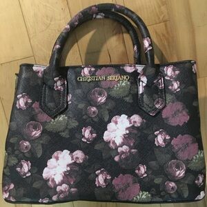 Christian Siriano Floral Women's Bag - Black and Pink